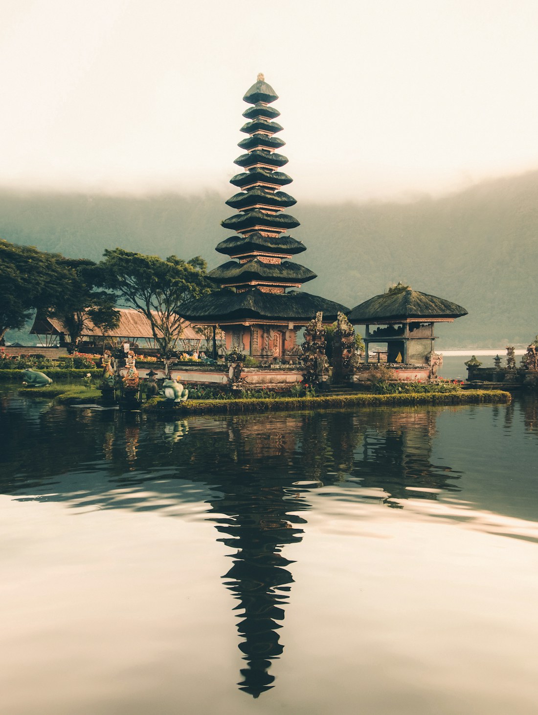 Green tropical landscape in Bali